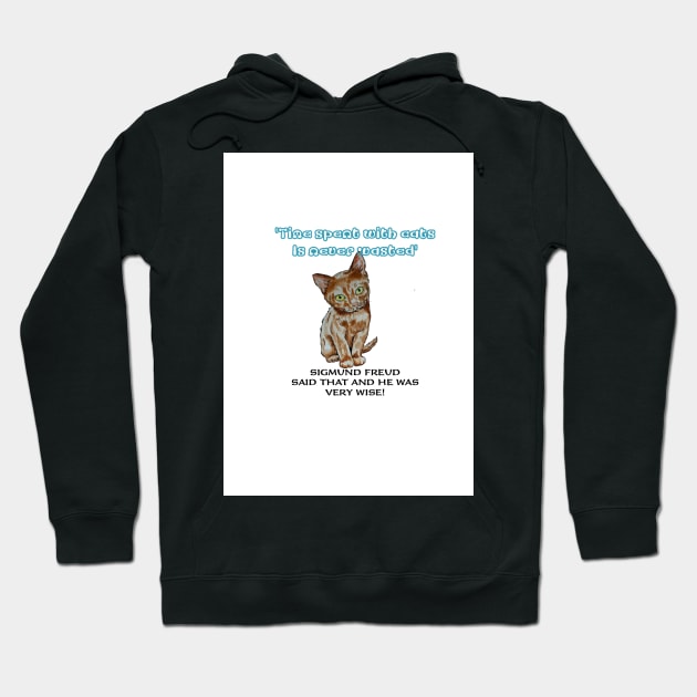 Freud and Cats Hoodie by archiesgirl